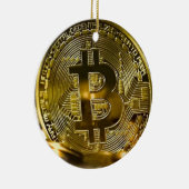 ビットコイン セラミックオーナメント (右)