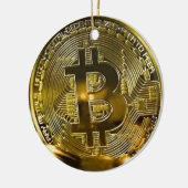 ビットコイン セラミックオーナメント (左)