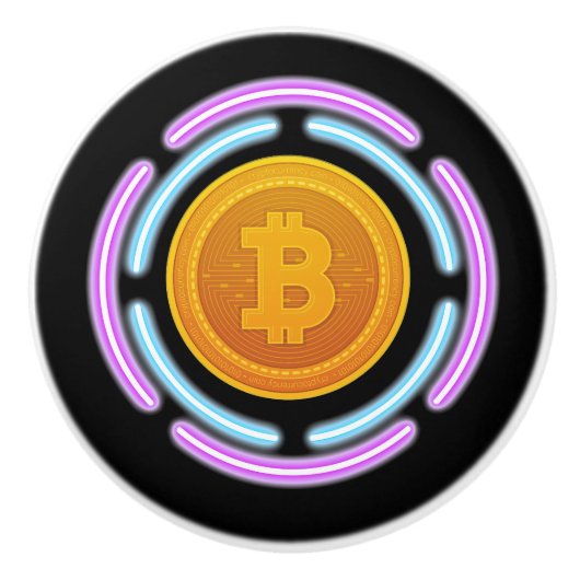 ビットコイン セラミックノブ (正面)