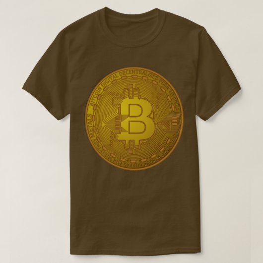 ビットコイン・トークン Tシャツ (デザイン正面)