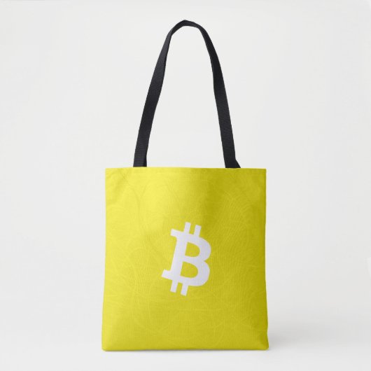ビットコイン ニューロン イエロー トートバッグ (正面)