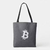 ビットコイン ニューロン グレー トートバッグ (裏面)