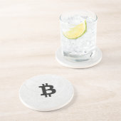 ビットコイン ニューロン ホワイト コースター (側面)