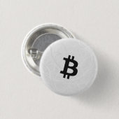 ビットコイン ニューロン ホワイト 缶バッジ (正面&裏面)