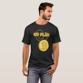 ビットコイン ネックレス No Plan B 暗号通貨 BTC コイン Tシャツ (正面フル)