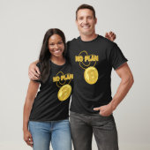 ビットコイン ネックレス No Plan B 暗号通貨 BTC コイン Tシャツ (ユニセックス)