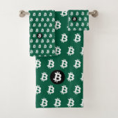 ビットコイン ハンター グリーン バスタオルセット (インサイチュ)