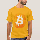 ビットコイン ビッグ ₿ (スタイル: 2) Tシャツ (正面)