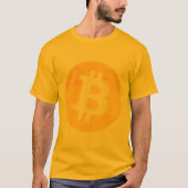 ビットコイン ビッグ ₿ (スタイル: 3) Tシャツ (正面)