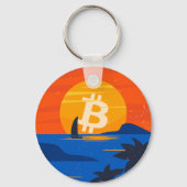 ビットコイン ビーチ キーホルダー (裏面)
