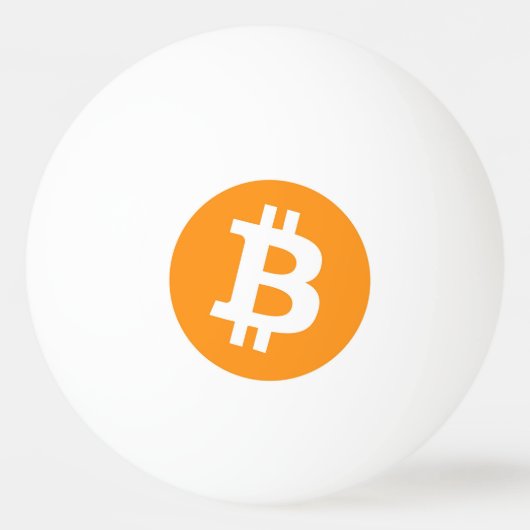 ビットコイン ピンポン球 卓球ボール (正面)