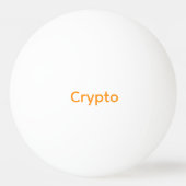ビットコイン ピンポン球 卓球ボール (裏面)