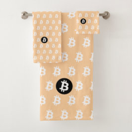 ビットコイン ピーチ バスタオルセット