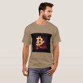 「ビットコイン・ブルース:両刃の富の剣 Tシャツ (正面フル)