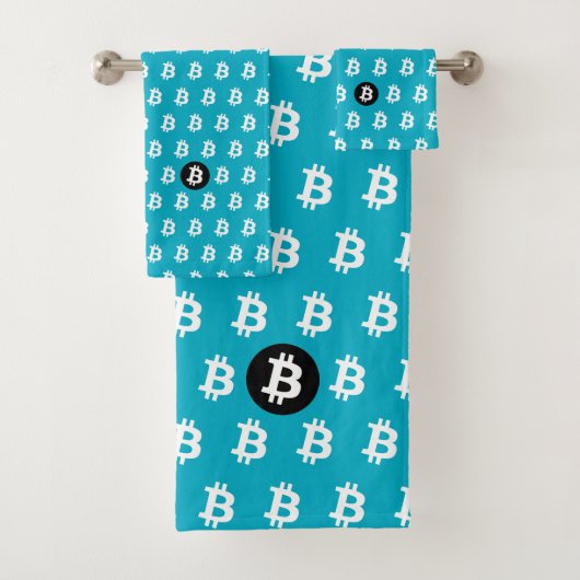 ビットコイン ブルー バスタオルセット (インサイチュ)