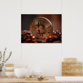 ビットコイン ポスター (キッチン)