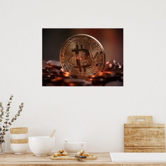 ビットコイン ポスター (キッチン)
