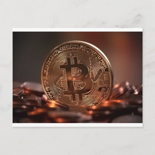 ビットコイン ポストカード (正面)