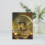 ビットコイン ポストカード (スタンド正面)