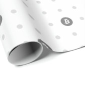 ビットコイン・ポルカドット包装紙 ラッピングペーパー (ロールコーナー)