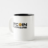 ビットコイン・ミリオネアCrypto Ethereum Investor ツートーンマグカップ (正面左)
