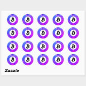 ビットコイン ラウンドシール (シート)