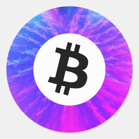 ビットコイン ラウンドシール (正面)