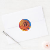 ビットコイン ラウンドシール (封筒)