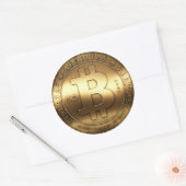 ビットコイン ラウンドシール (封筒)