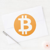 ビットコイン ラウンドシール (封筒)