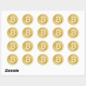 ビットコイン ラウンドシール (シート)