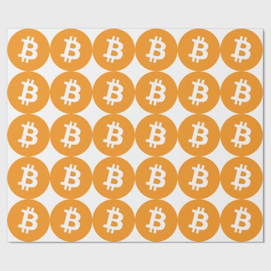 ビットコイン ラッピングペーパー (フラット)