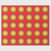 ビットコイン ラッピングペーパー (フラット)