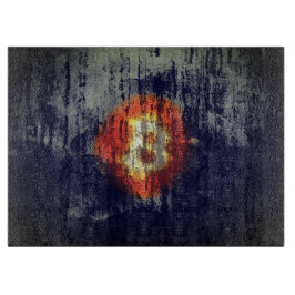ビットコイン・レジリエントアート カッティングボード