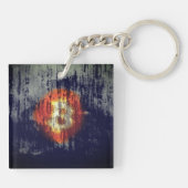 ビットコイン・レジリエントアート キーホルダー (裏面)
