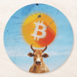 ビットコイン・レジリエント・ブル ラウンドペーパーコースター
