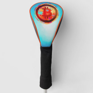 ビットコイン ロゴ ゴルフヘッドカバー