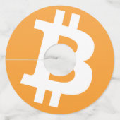 ビットコイン ワイングラスタグ (正面)