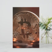 ビットコイン 便箋 (スタンド正面)