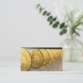 ビットコイン 名刺 (スタンド正面)