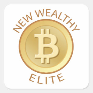 ビットコイン – 新しい裕福なエリート スクエアシール