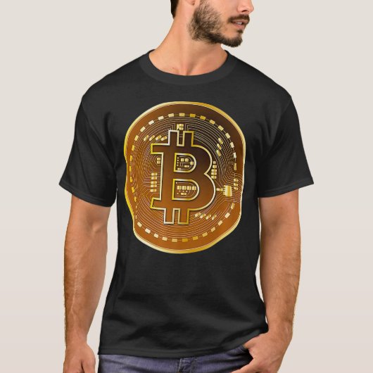 ビットコイン 暗号通貨 BTC Ebit 暗号通貨 Tシャツ (正面)