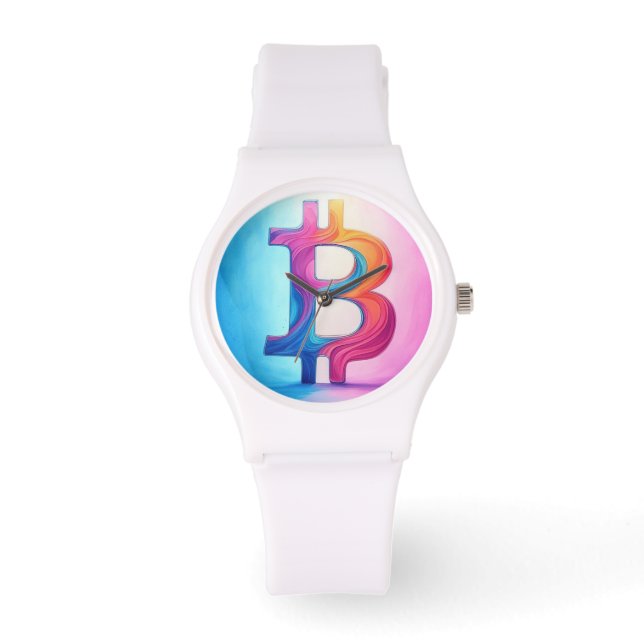 ビットコイン 腕時計 (正面)