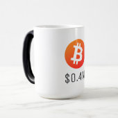 ビットコイン$ 0.4M ($400K) 100万 モーフィングマグカップ (正面左)