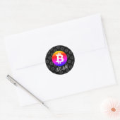 ビットコイン$ 0.8M ($800K) 100万 ラウンドシール (封筒)