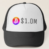 ビットコイン$1.0M ($1,000,000) 100万 キャップ (正面)