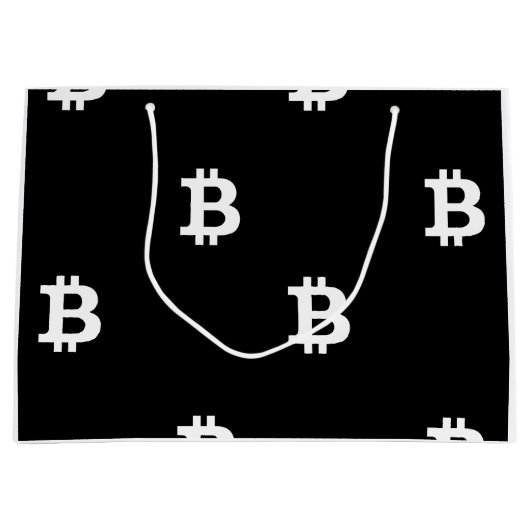 ビットコイン B クール ラージ ギフトバッグ (正面)