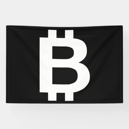 ビットコイン B クール 4x6 ビニール バナー 横断幕 (横)