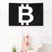 ビットコイン B クール 4x6 ビニール バナー 横断幕 (インサイチュ)