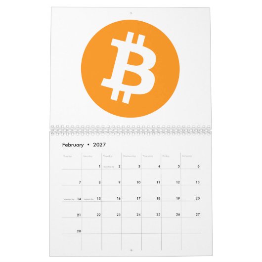 ビットコイン – BTC – 暗号 カレンダー (2月 2027)